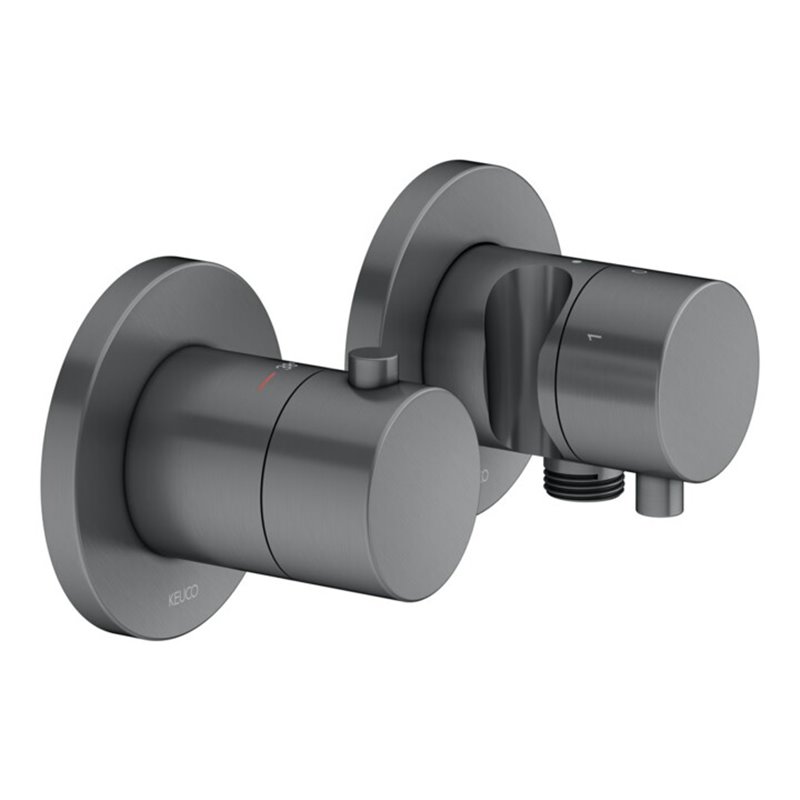 Keuco Fertigmontageset Edition 400 UP-THM, SA, Hlt, f 3 Verbr., SW-ch geb.