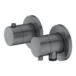 Keuco Fertigmontageset Edition 400 UP-THM, SA, Hlt, f 3 Verbr., SW-ch geb.