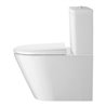 Duravit Stand-WC-Kombi, Tiefspüler D-Neo 37x65cm, 4,5 l, o. SPK, Rimless, weiß
