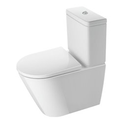 Duravit Stand-WC-Kombi, Tiefspüler D-Neo 37x65cm, 4,5 l, o. SPK, Rimless, weiß