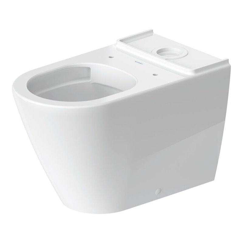 Duravit Stand-WC-Kombi, Tiefspüler D-Neo 37x65cm, 4,5 l, o. SPK, riml., we Hyg gl