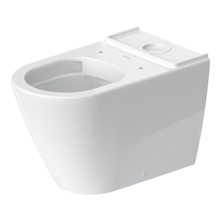 Duravit Stand-WC-Kombi, Tiefspüler D-Neo 37x65cm, 4,5 l, o. SPK, riml., we Hyg gl