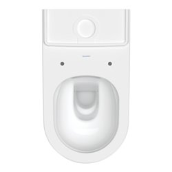 Duravit Stand-WC-Kombi, Tiefspüler D-Neo 37x65cm, 4,5 l, o. SPK, riml., we Hyg gl