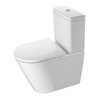 Duravit Stand-WC-Kombi, Tiefspüler D-Neo 37x65cm, 4,5 l, o. SPK, riml., we Hyg gl