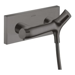 hansgrohe Brausethermostat Axor Starck Organic AP, 1 Verbraucher, brushed black chrome