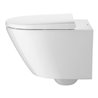 Duravit Wand-WC, Tiefspüler D-Neo 37x54cm, 4,5 l, riml., we Hygiene Glaze