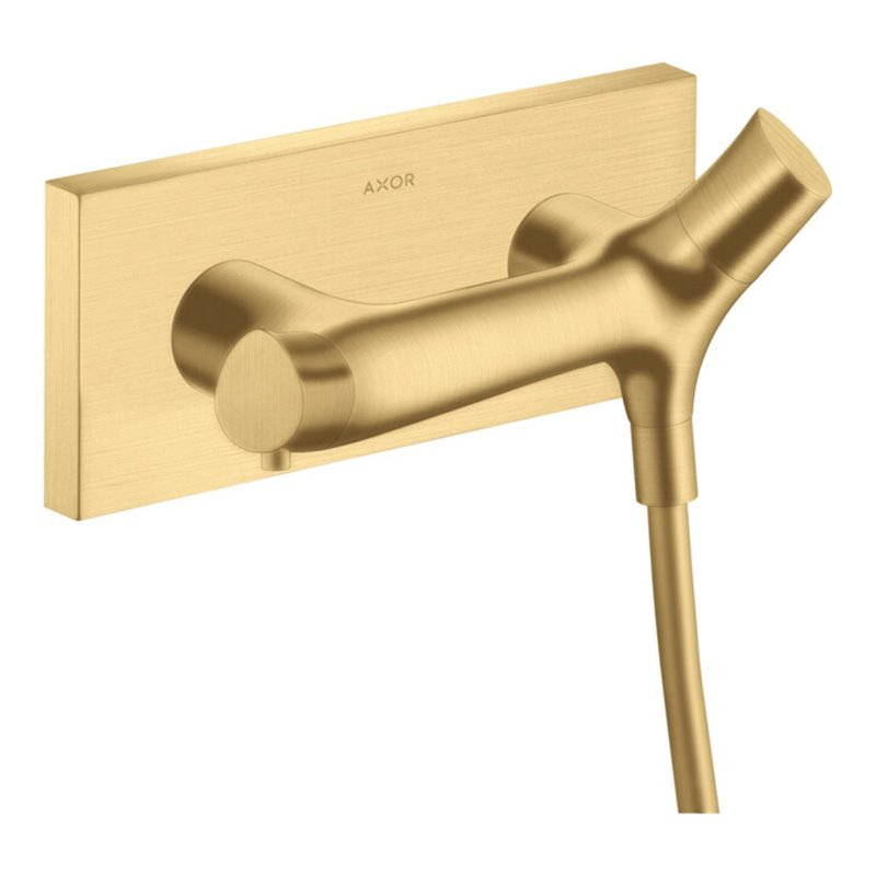 hansgrohe Brausethermostat Axor Starck Organic AP, 1 Verbraucher, brushed gold optic