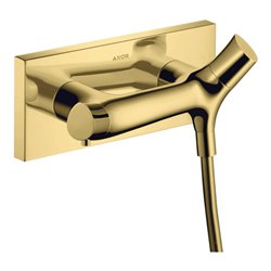 hansgrohe Brausethermostat Axor Starck Organic AP, 1 Verbraucher, polished gold optic
