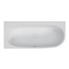 Hoesch Eck-Badewanne iSENSI 180x80cm, 182 l, linke Ausführung, weiß