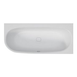 Hoesch Eck-Badewanne iSENSI 180x80cm, 182 l, rechte Ausführung, weiß