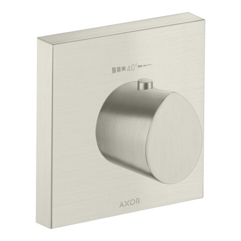 hansgrohe FMS Axor Starck Organic HF UP-Thermostat, Edelstahl-Optik