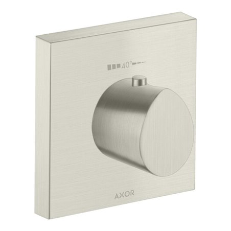 hansgrohe FMS Axor Starck Organic HF UP-Thermostat, Edelstahl-Optik