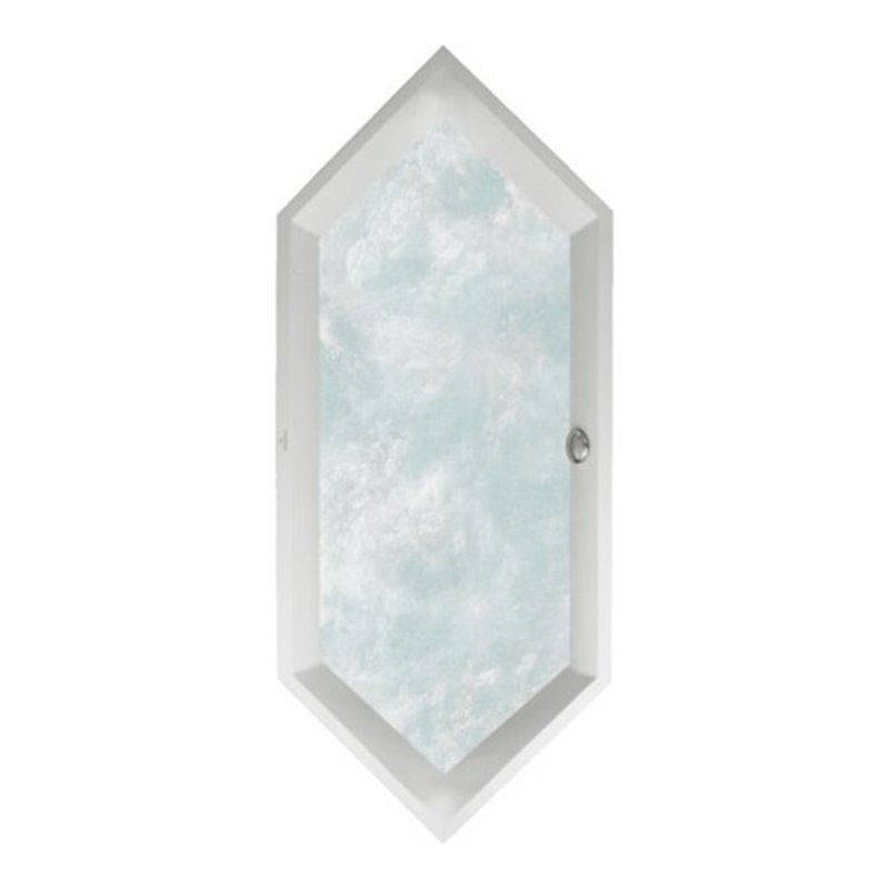 V&B Badewanne Squaro 1900x800x525mm 6-Eck m. System CE TP1 inkl. MT Weiß Alpin