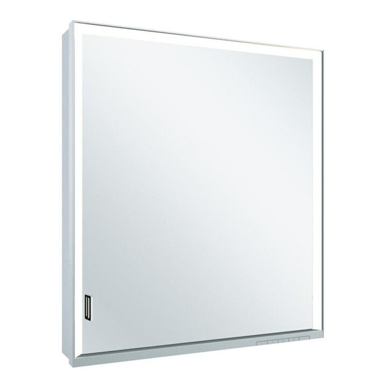 Keuco Spanplattenschraube lange Tür Royal Lumos 65x73x13cm, An R DALI, WV, 1-trg, si-el