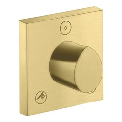 hansgrohe FMS Axor Starck Organic Tr/Qua UP-Ab- und Umstellventil, brushed brass