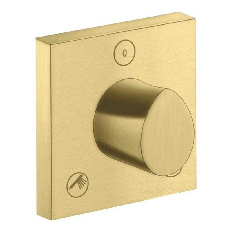 hansgrohe FMS Axor Starck Organic Tr/Qua UP-Ab- und Umstellventil, brushed brass