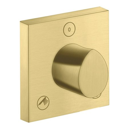 hansgrohe FMS Axor Starck Organic Tr/Qua UP-Ab- und Umstellventil, brushed brass