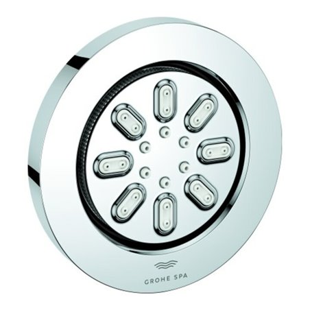 Grohe Seitenbrause Rainshower Aqua 7,5cm, 2 Stahlarten, chrom