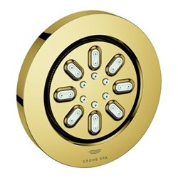 Grohe Seitenbrause Rainshower Aqua 7,5cm, 2 Stahlarten, cool sunrise