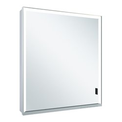 Keuco Spanplattenschraube kurze Türen Royal Lumos 80x73x13cm, m Abl DALI, WV, 2tr., si-el