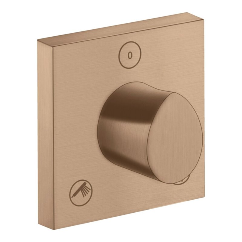 hansgrohe FMS Axor Starck Organic Tr/Qua UP-Ab- u. Umstellvent., brushed red gold