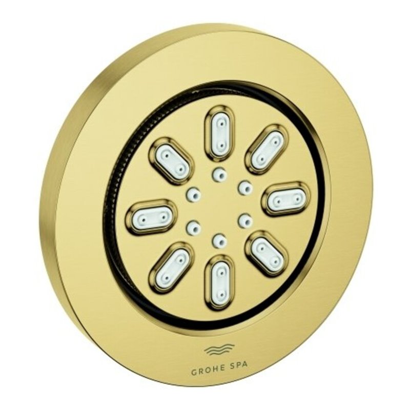 Grohe Seitenbrause Rainshower Aqua 7,5cm, 2 Stahlarten, C sunrise gebürstet