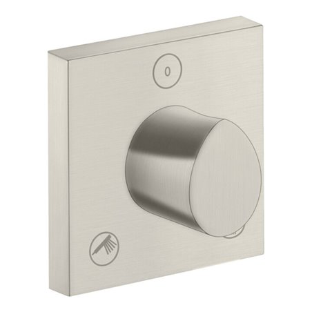 hansgrohe FMS Axor Starck Organic Tr/Qua UP-Ab- u. Umstellventil, Edelstahl-Optik