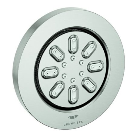 Grohe Seitenbrause Rainshower Aqua 7,5cm, 2 Stahlarten, supersteel