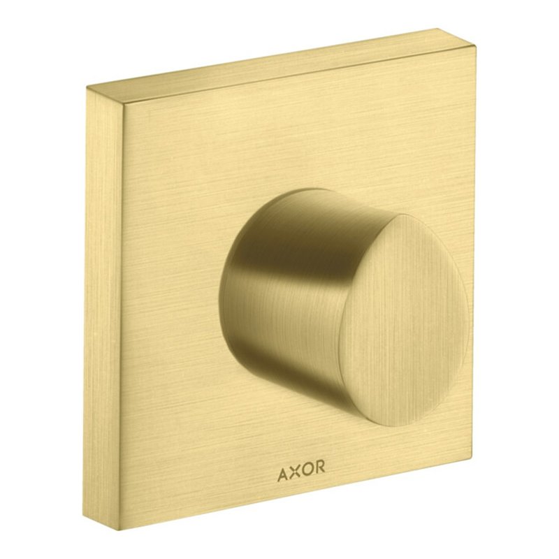 hansgrohe Fertigset Axor Starck Organic UP-Absperrventil, brushed brass