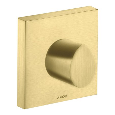 hansgrohe Fertigset Axor Starck Organic UP-Absperrventil, brushed brass
