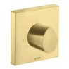 hansgrohe Fertigset Axor Starck Organic UP-Absperrventil, brushed brass