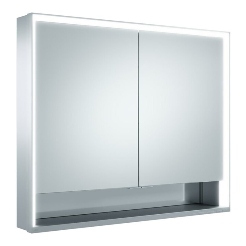 Keuco Spanplattenschraube kurze Türen Royal Lumos 90x73,5x13cm, m Abl DALI, WV, Hz, si-el