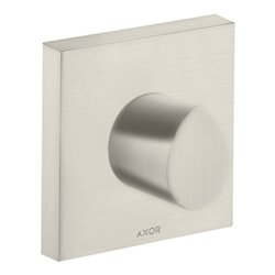 hansgrohe Fertigset Axor Starck Organic UP-Absperrventil, Edelstahl-Optik