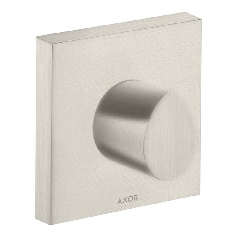 hansgrohe Fertigset Axor Starck Organic UP-Absperrventil, Edelstahl-Optik