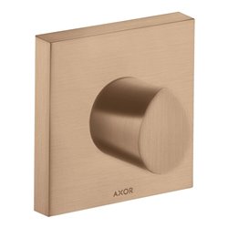 hansgrohe Fertigset Axor Starck Organic UP-Absperrventil, brushed red gold