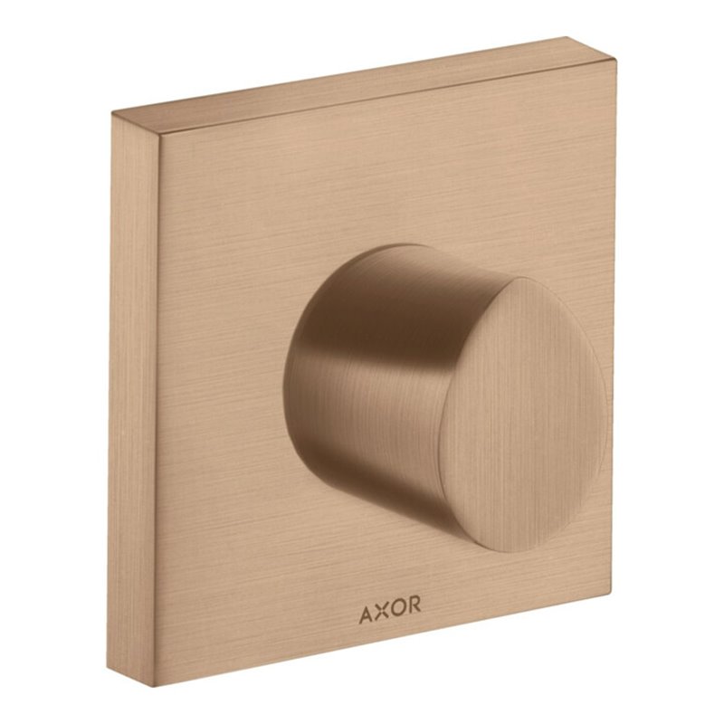 hansgrohe Fertigset Axor Starck Organic UP-Absperrventil, brushed red gold
