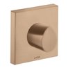 hansgrohe Fertigset Axor Starck Organic UP-Absperrventil, brushed red gold