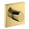 hansgrohe Fertigset Axor Starck Organic UP-Absperrventil, polished gold optic
