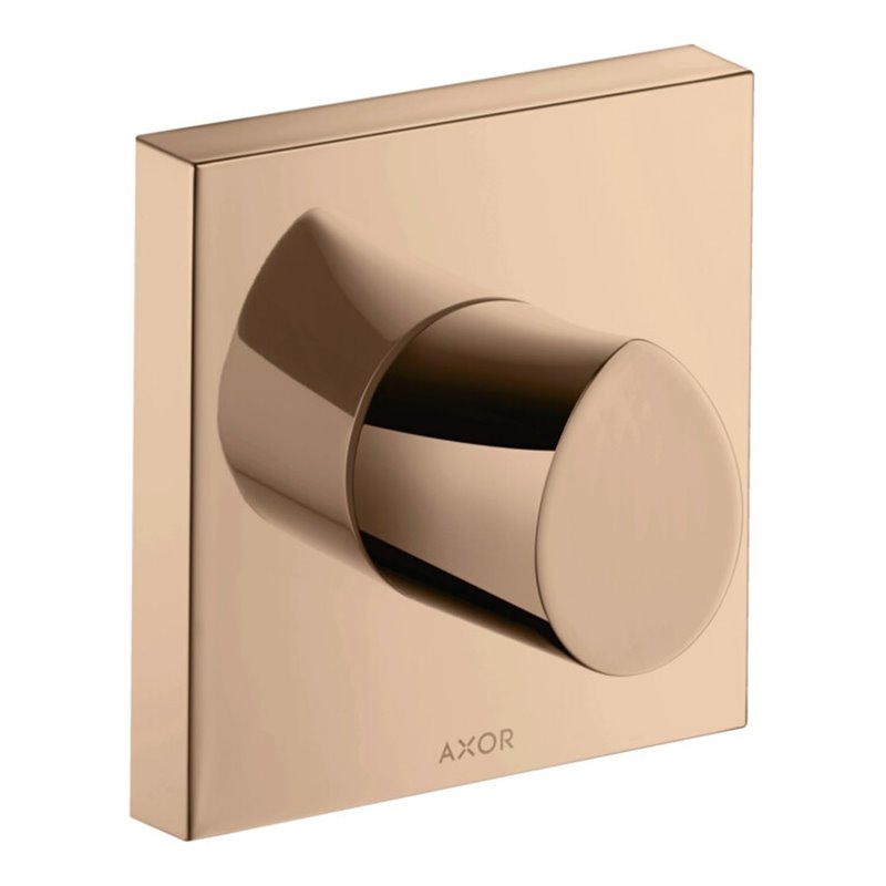 hansgrohe Fertigset Axor Starck Organic UP-Absperrventil, polished red gold
