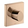 hansgrohe Fertigset Axor Starck Organic UP-Absperrventil, polished red gold