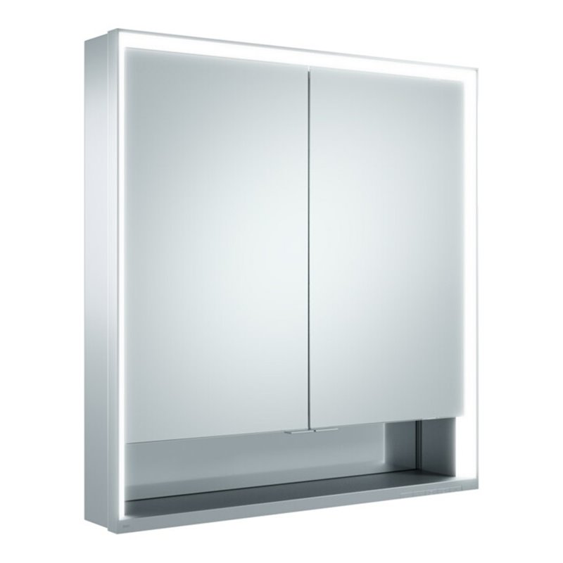 Keuco Spanplattenschraube kurze Türen Royal Lumos 70x73,5x13cm, m Abl DALI, WV, Hz, si-el