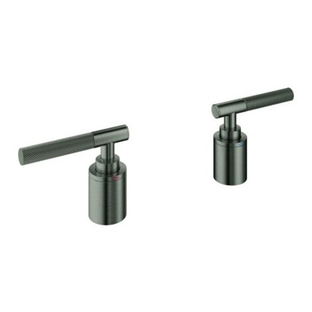 Grohe Hebel Atrio Private Collection m Rdl.-Struk., hard graphite gebürstet