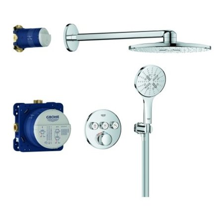 Grohe Duschsystem Grohtherm Smartcontrol UP, m Rainshower SmartActive 310, chrom