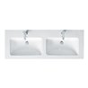 Duravit Möbel-Doppelwaschtisch Me by Starck 130x49cm, 2 HL, m ÜL, HLB, we WG