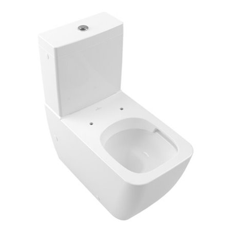 V&B Stand-WC, Tiefspüler VENTICELLO 37,5x70cm, f Kombi, spülrandlos, weiß