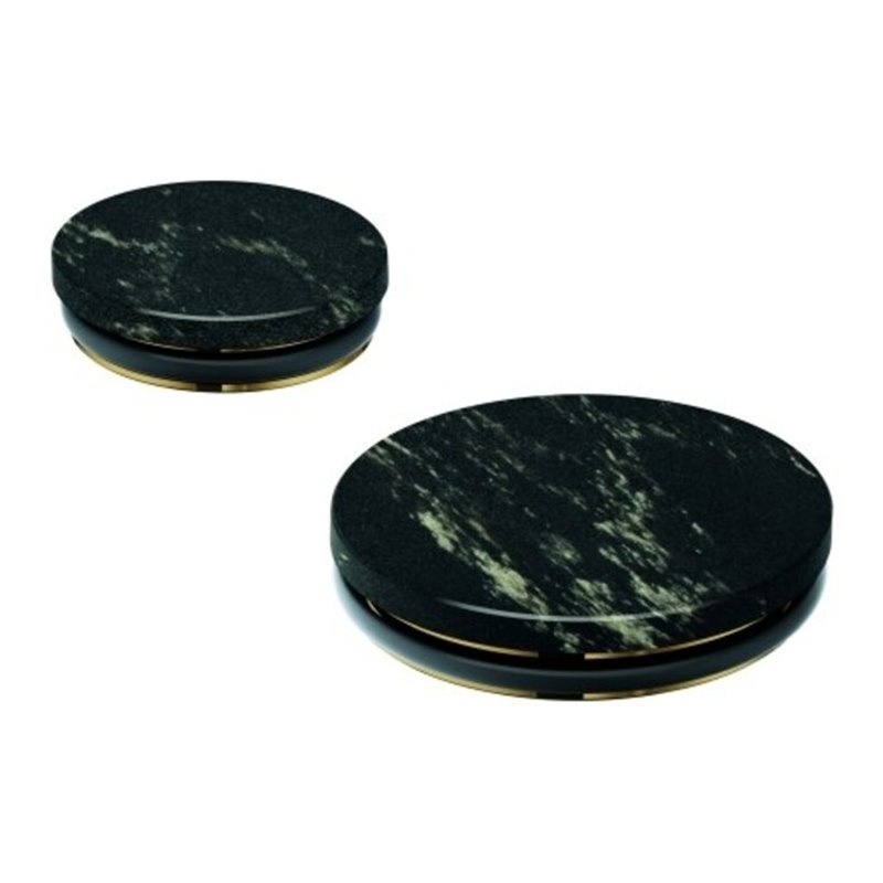 Grohe Einlagen Atrio Private Collection aus Vanilla Noir Caesarstone Material