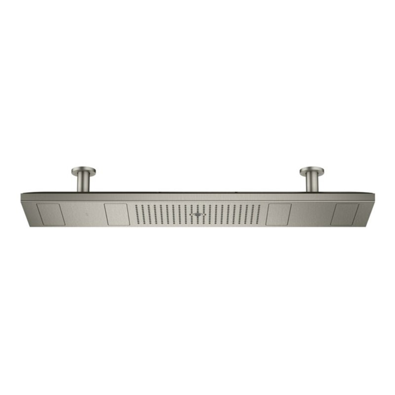 hansgrohe KB 1200/300 Axor ShowerHeaven 1200x300mm, m Bel 3500 K, Edelstahl-Optik