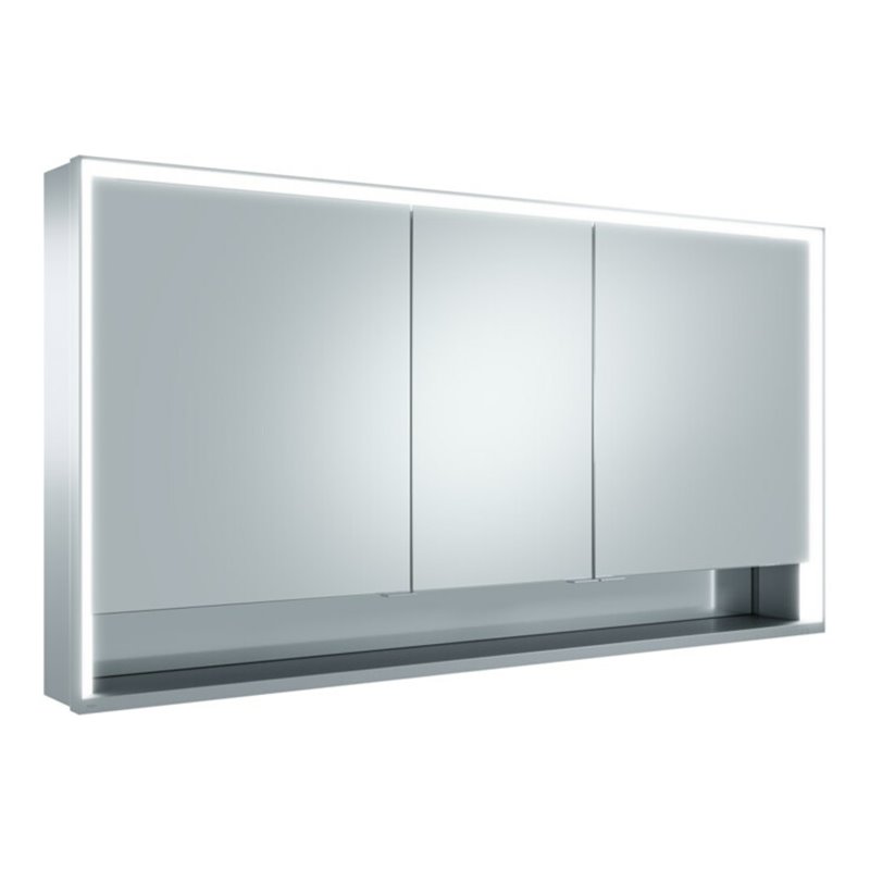 Keuco Spanplattenschraube kurze Türen Royal Lumos 140x73x16cm, m Abl DALI, WV, 3trg, si-el