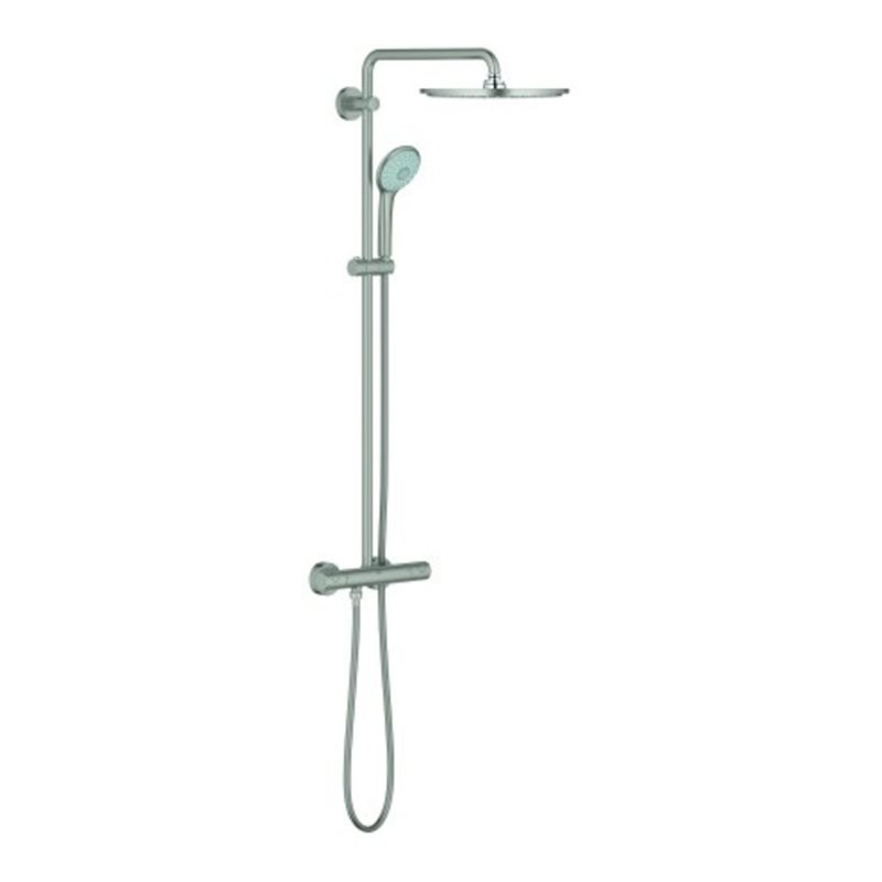 Grohe Duschsystem Euphoria 310 m AP-Thermostat, Wandmontage, supersteel