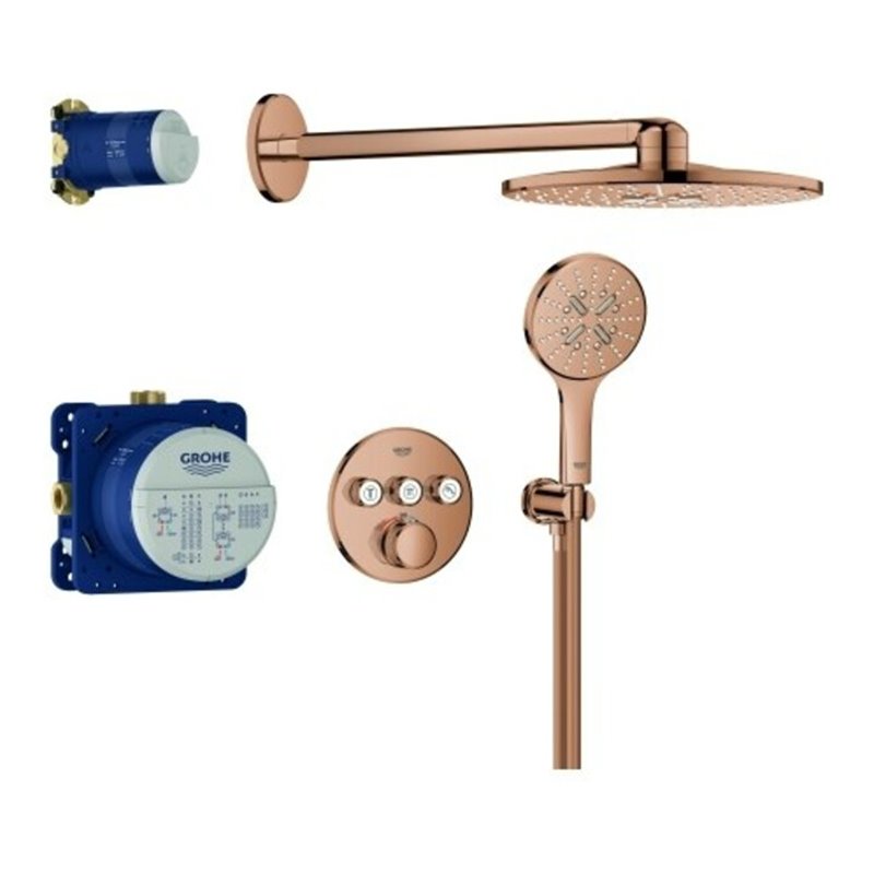 Grohe Duschsystem Grohtherm Smartcontrol UP, m Rainsho. SmartActive 310, w. suns